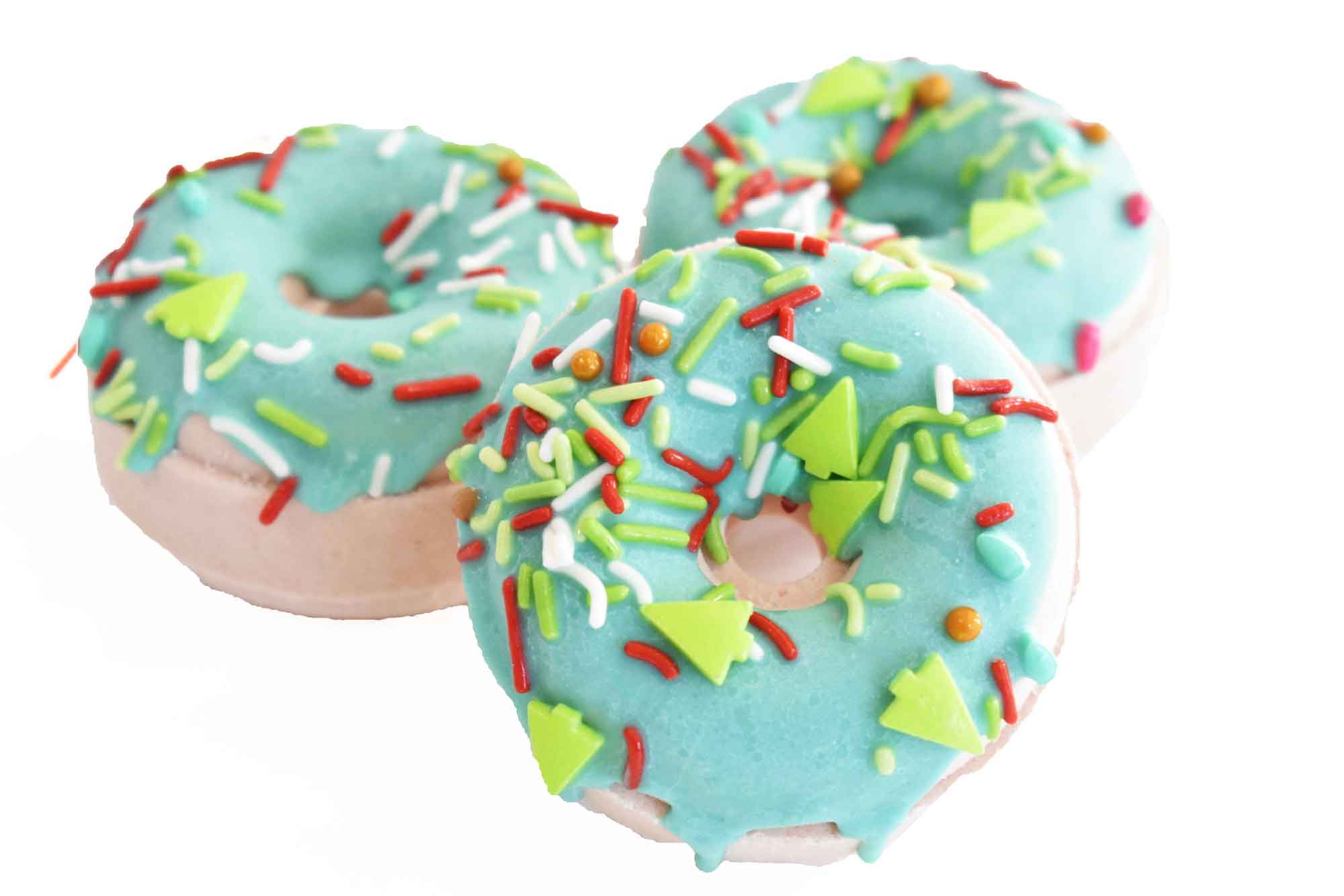 Christmas Cookie Donut Bath Bomb